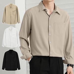 남자 남방 가을 봄남방 구김없는 면 캐주얼셔츠 3컬러 (WFH1NYC)