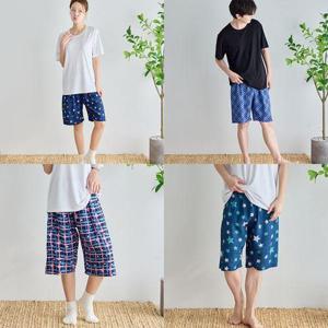 [우일인견]국내산 인견 100% 여름 시원한 잠옷 인견 파자마 바지 5부/7부 택1