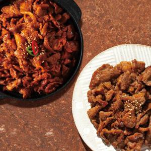 [이푸른] 돼지불고기 고추장맛 200g + 간장맛 200g