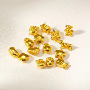 [한국금다이아몬드] 순금 행운 콩알금 미니 금테크 골드바 금콩알 1g