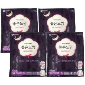 좋은느낌 수퍼롱 오버나이트 42cm 4입 x 12팩 GWM (WFGKJDT)