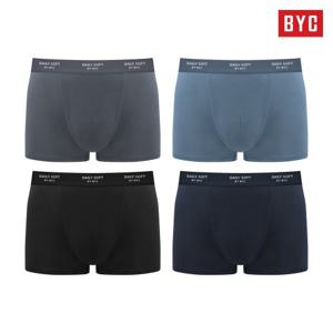BYC 부드러운 남성 모달 드로즈 4종 세트