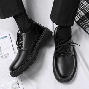 클래식 레이스업 더비슈즈 남성 통굽 구두 캐주얼 로퍼 WFK835S