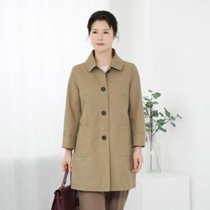 엄마옷 카라 바바리 하프자켓 613BNM149 중년여성/50대/60대/마담/빅사이즈/할머니옷