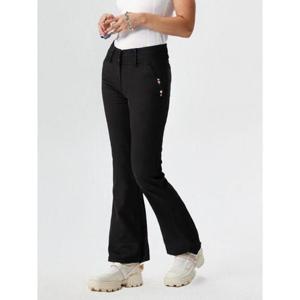 [까스텔바작]여성 골프 바지 2단 하이웨스트 부츠컷 블랙_BGBMPT602BK