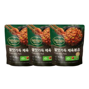 [CJ] 비비고 불맛가득 제육볶음 400g x3개 (냉동)