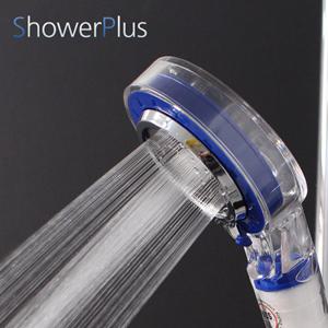 샤워플러스 SF700N 올인원 녹물제거필터 샤워기-클리어(블루)