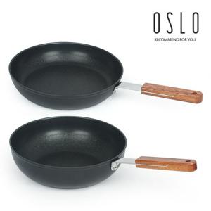 오슬로 IH 인덕션 후라이팬26cm+궁중팬26cm