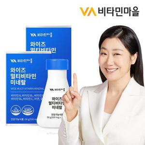 비타민마을 와이즈 멀티비타민 미네랄 2박스 총360정 12개월분