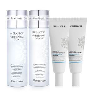더마하우스  화이트닝 3종(스킨+로션+크림2개)/ 미백기능성/잡티관리칙칙한피부