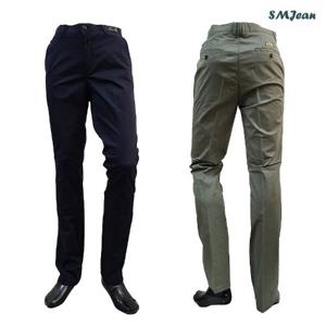 SMJ950 잔피엘 남자 면바지 기본일자 스판 남성 면바지 신사바지 봄 여름