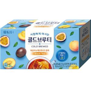 담터 콜드브루티 복숭아 패션후르츠홍차 20T