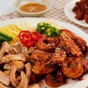 [산지장터]부산 자갈치 주순자님의 꼼장어와 양념세트/900g,양념70gx3봉