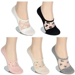 여성 야생화 시스루덧신 10켤레 여름 망사양말세트 패션페이크삭스