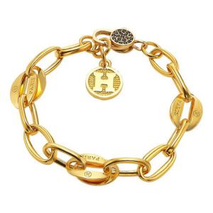 [한국금다이아몬드] 순금 팔찌 H 코인 클립 체인 24K 18.75g 18K장식