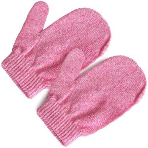 코튼랩 친환경 때밀이장갑 때수건 벙어리 목욕장갑 2P 핑크
