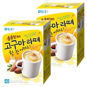담터 고구마 라떼 40T+40T (총 80T)