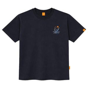 엘라모 웨일테일 반팔 티셔츠 남녀공용 빅사이즈 S~4XL