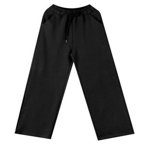 [XBI2K187]남성 와이드핏 일자 바지 팬츠 밴딩 고무줄