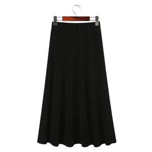 [허밍퍼플]여성용 1740-비비 아이스 A 치마 빅사이즈 블랙 스커트 여름 신상 에이 라인 슬림 여성의류