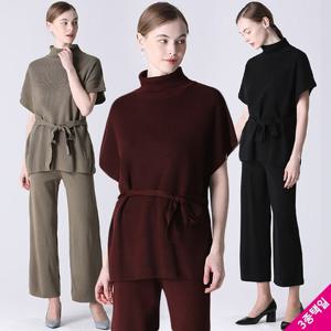 [홈쇼핑방송/르오트(LeOT)] 밀라노 베스트형 니트 풀오버