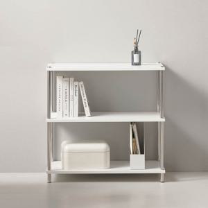 스테인리스 팬트리 수납 선반 싱글 3단 선반장 거실 조립식 벽 다용도 모듈 선반