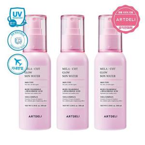 아트델리 멜라컷 선워터 100ml x3 /SPF50+, PA+++/선미스트/선크림