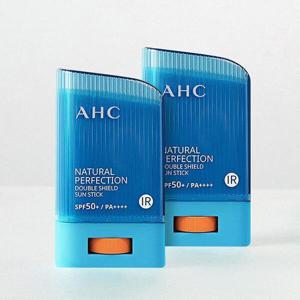 [AHC]내추럴 퍼펙션 더블쉴드 선스틱 22g 2개 최신제조
