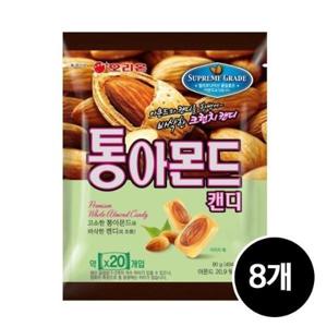 [오리온]오리온 통아몬드 캔디, 90g, 8개_16918690_587927
