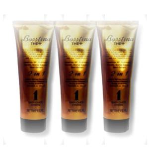 보스티나 더플러스염모제 흑갈색 110ml 3개