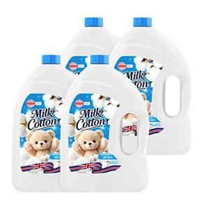[아토세이프]밀크코튼 섬유유연제 파우더 3.06L 4개