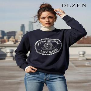 [올젠(우먼)][OLZEN W] 여성 헤리티지 맨투맨 티셔츠 (ZLD4TR2301)