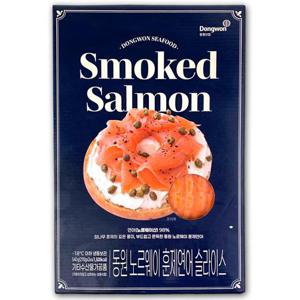 [해핑] 코스트코 동원 노르웨이 훈제 연어 슬라이스 540g(270g x 2개)