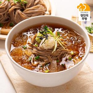 [손경신장인]생메밀소바 10인분세트(소스포함)+소스5개추가(면750g 2팩+소스25g 15개)