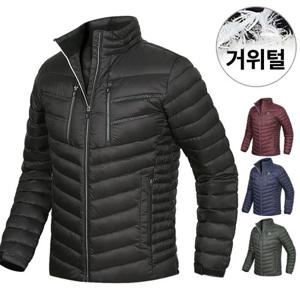 트윈 지퍼 구스다운 경량패딩