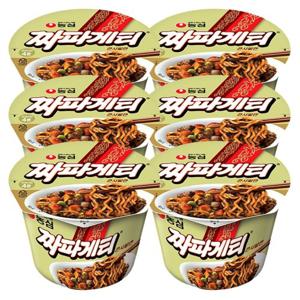 [농심] 짜파게티 큰사발 6개