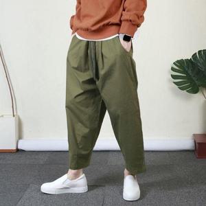 [프랭키뉴욕]남자 와이드팬츠 통바지 아메카지 편한 벌룬 항아리 배기 구르카 통큰 빅사이즈_HDPA01