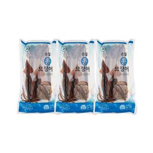 [물맛남] 자연산 손질 통오징어 6마리(260gx3팩)
