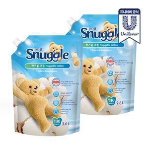 [무료배송]스너글 섬유유연제 초고농축 리필 5.2L (2.6L, 2개) (오리지널 라인)