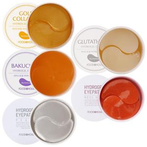 푸드어홀릭 하이드로겔 아이패치 60매 5종 택1 /눈가 광채 탄력케어 아이케어