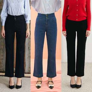 [H2.모데나] 뉴스트레이트핏 라이크라 데님팬츠 3종 택1