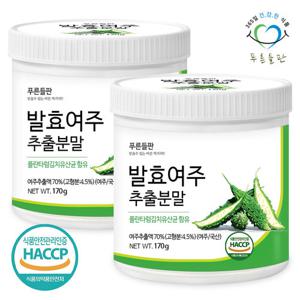 [푸른들판] 국산 발효 여주 추출물 분말 170gx2통 여주농축액 비터멜론 추출 가루 파우더