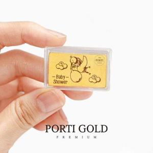 갤러리아_[뽀르띠] 순금 24K 편지 골드바 임신 선물 1.875g