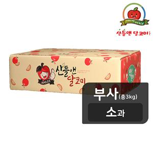 [소과] 산들앤 달코미 세척사과 1 box (총 3kg)