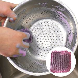 스틸울 수세미 탄 냄비 수세미 세제 강철솜 나노 매직 수세미 때지우개 화장실유리청소 10개 K854