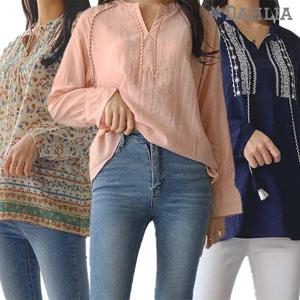 [레이나][레이나] 프릴라 블라우스 3종택1