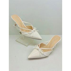 갤러리아_고세 데일리 여성 페미닌 에나멜 스틸레토 리본 뮬 OZO5S031 아