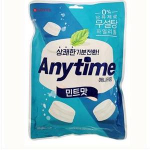 캔디류 애니타임 무설탕 - 롯데 185g