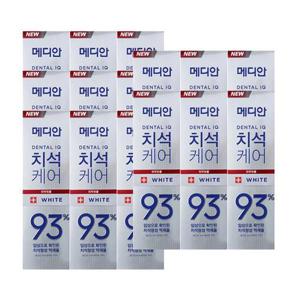 [메디안]메디안 치석화이트 치약 120g 3입 x5