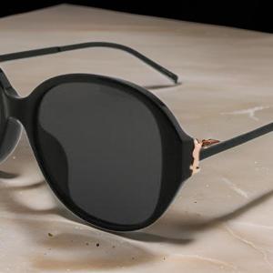 [옷자락] 여성 패션 커플안경 동글렌즈 선글라스